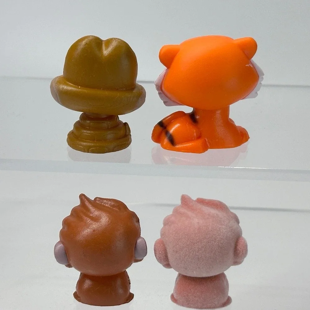 Disney Doorables The JUNGLE BOOK Shere Khan Kaa King Louie Flocked Series 7 RARE